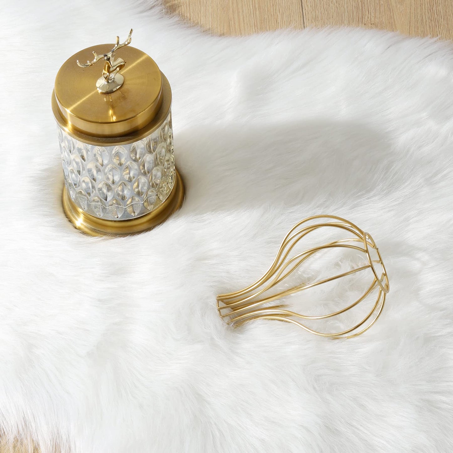 CKLZSAY Faux Fur Rug Runner 2x6 ft White - Machine Washable Super Soft Plush Shaggy Fluffy Area Carpet,Sheepskin Rug Fuzzy Floor Mat for Bedroom, Sofa,Living Room, Bedside, Nursery & Kids Room