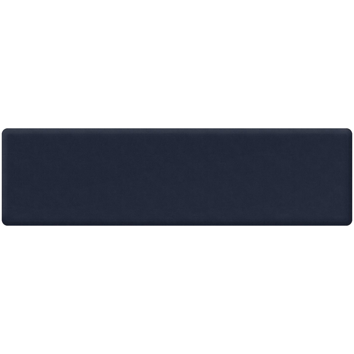 NewLife by GelPro Anti-Fatigue Nonslip 1/2" Thick Hard Floor Utility Mat for Garage, Patio and Kitchen, 20" x 72", Leather Grain Navy