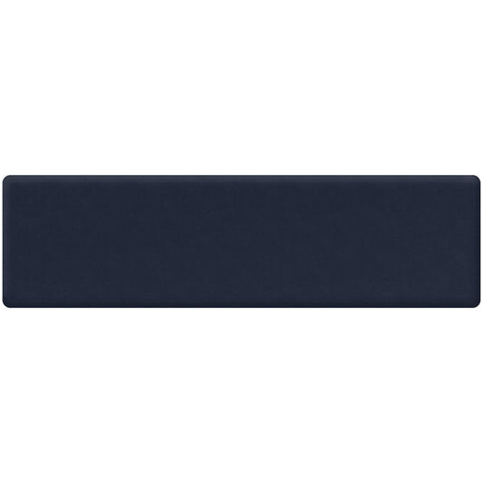 NewLife by GelPro Anti-Fatigue Nonslip 1/2" Thick Hard Floor Utility Mat for Garage, Patio and Kitchen, 20" x 72", Leather Grain Navy