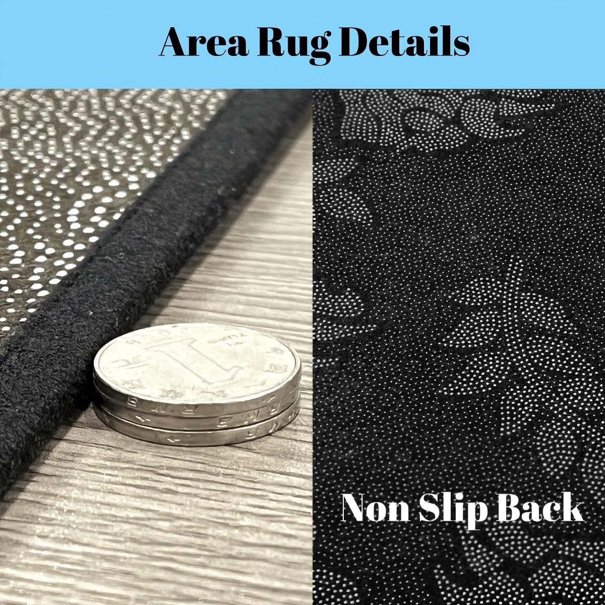 Erosebridal Turquoise Game Console Area Rug 4'11" x 3'3" for Boys Girls Kids Geometric Striped Gaming Carpet Gamer Decorative Washable Rug for Boys,Teal Black