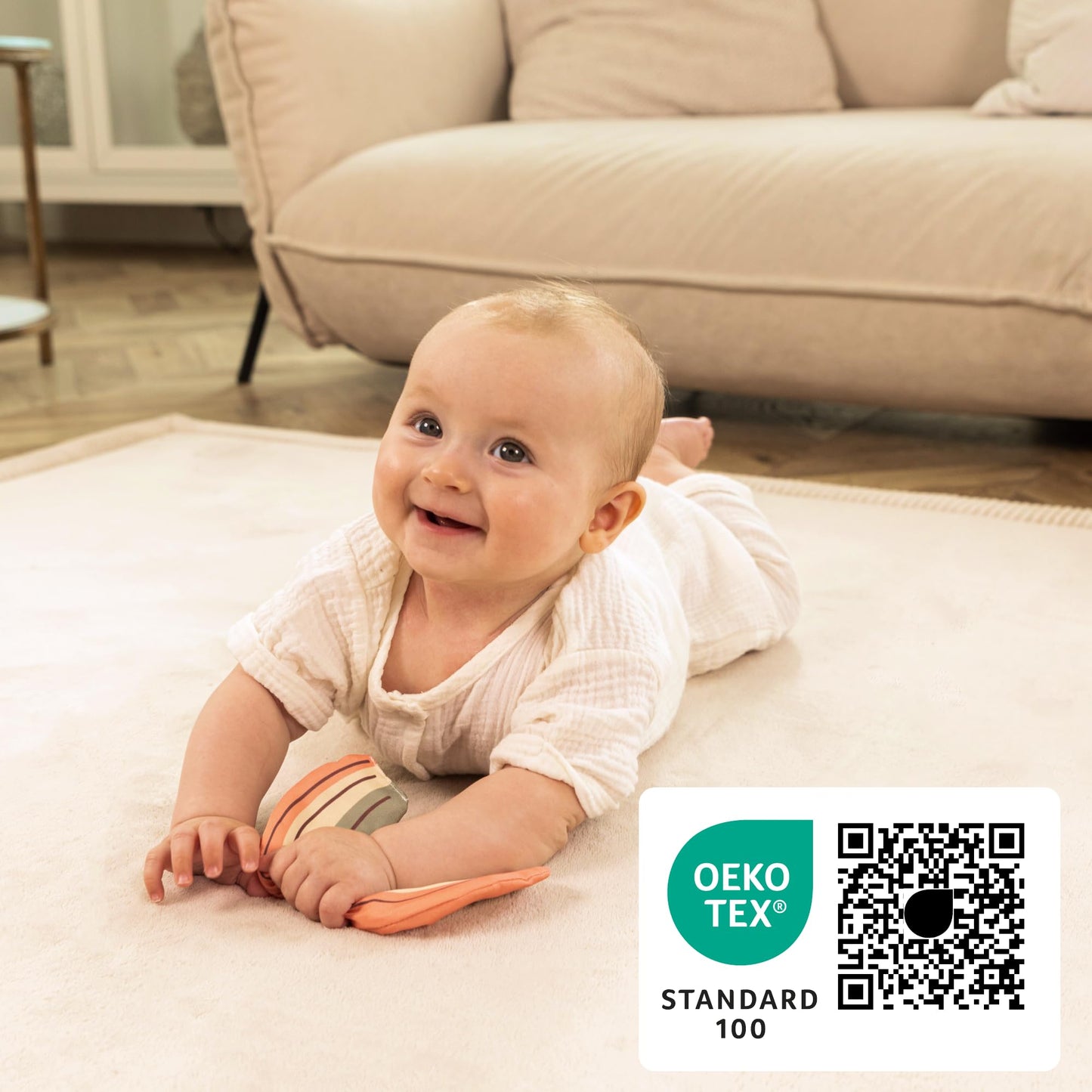 Hakuna Matte CloudSoft Mat for Floor 60" x 80" Beige