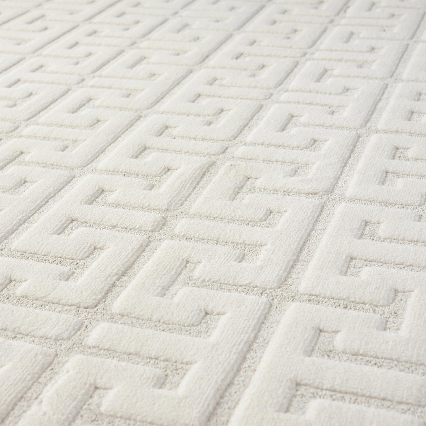 LUXE WEAVERS Modern Geometric Trellis Cream 6x9 Area Rug