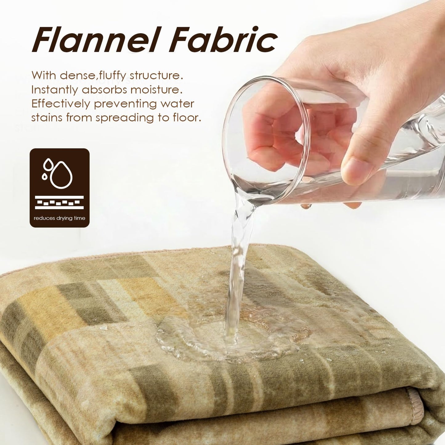 hicorfe Kitchen Runner Rugs,[No Crease] 3 Pieces Non Slip Kitchen Mats for Floor,Washable Kitchen Rugs,Geometric Floor Carpet for Hallways Entryway Laundry Room(20"x32"+20"x48"+21"x59" Brown)