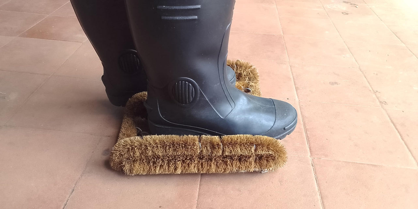 Extra Durable Coir Boot Scraper Doormat,Wire and Coir Doormat,Scraper MAT,Coconut Fibre Doormat/BOOTSCRAPER,Boot Wiper,Shoe Wiper 2.5"X12"X13"Inches