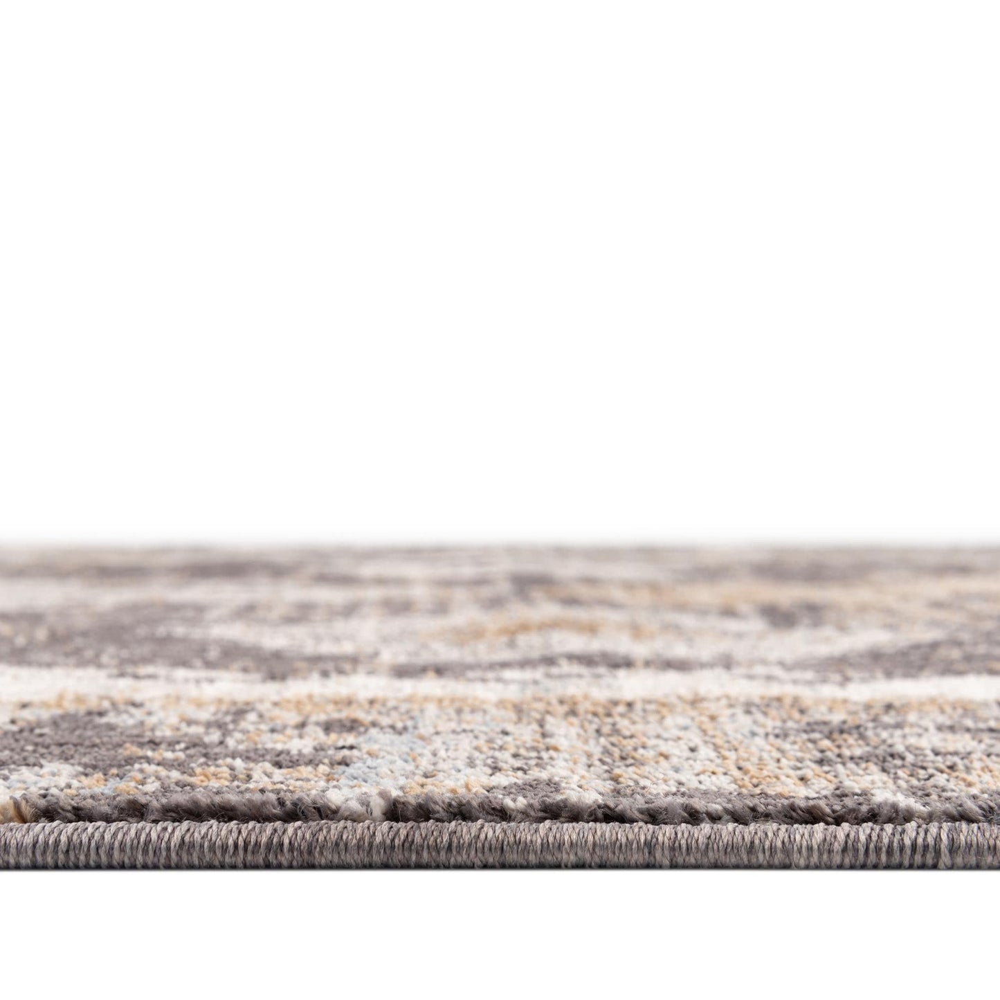 Unique Loom Eco Southwestern Collection Area Rug - Springdale (Runner 2' 0" x 6' 0", Charcoal Gray/Ivory)