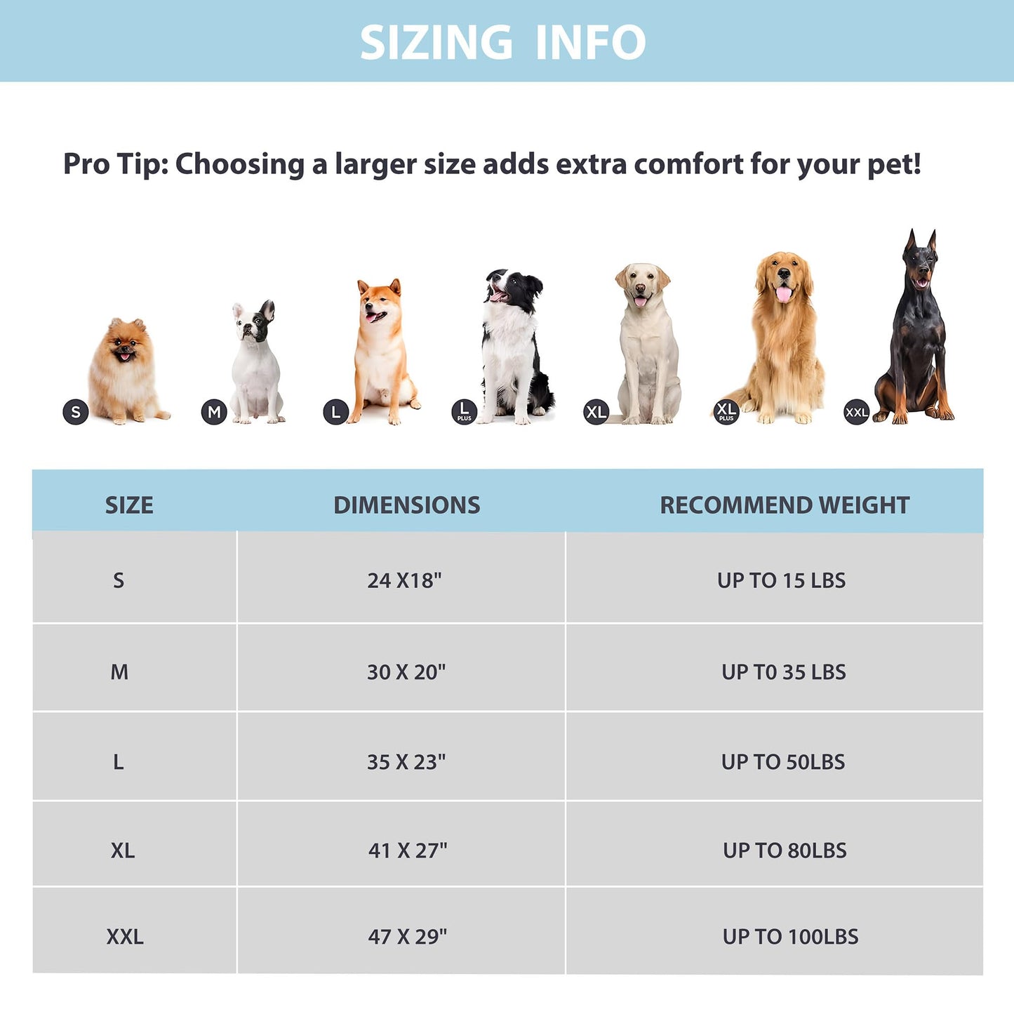 ZAKAPAWS Dog Cooling Mat for Large Dogs – 35"x23" Orthopedic Memory Foam Pad for Summer, Hot Weather & Joint Relief | Washable, Non-Slip Crate Mat for Senior Dogs, Travel & Home (Grey)