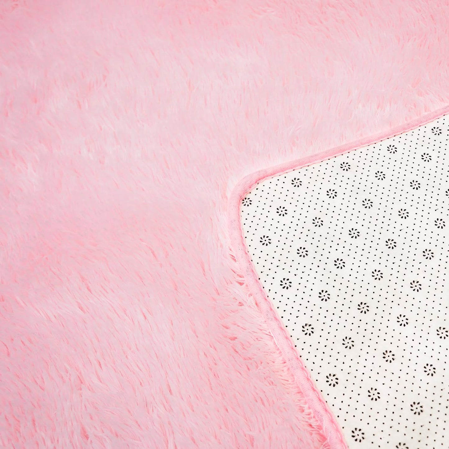 Shag Area Rugs for Bedroom Living Room,5X8 Ultra Soft Fluffy Area Rugs for Dorm, Indoor Carpet Nursery Rugs for Kids Girls Room Home Decor, Pink