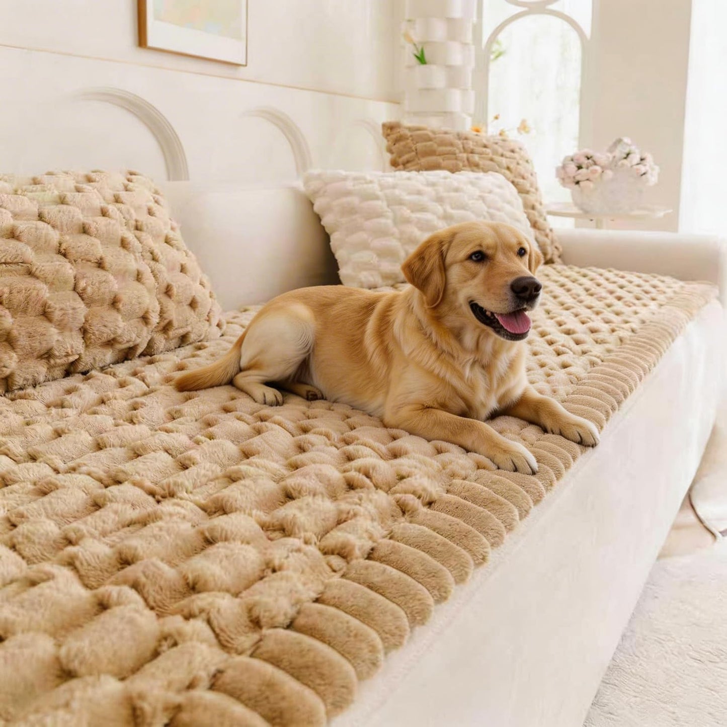TGODGPY Pet Couch Cover for Dogs Washable Pet-Friendly Dog Sofa Protector for Furniture Boho Pets Mat for Couches and Sofas