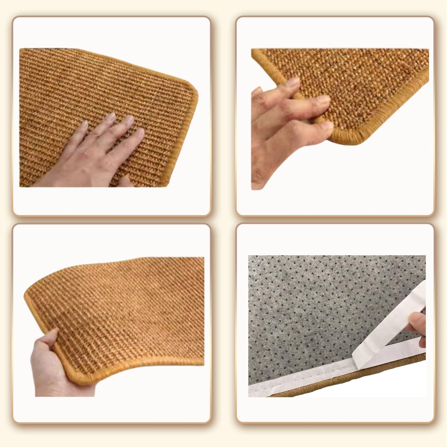 Cat Scratch Pad, Sisal Scratcher Mat Rug, 23.6x15.7in, Furniture Protector