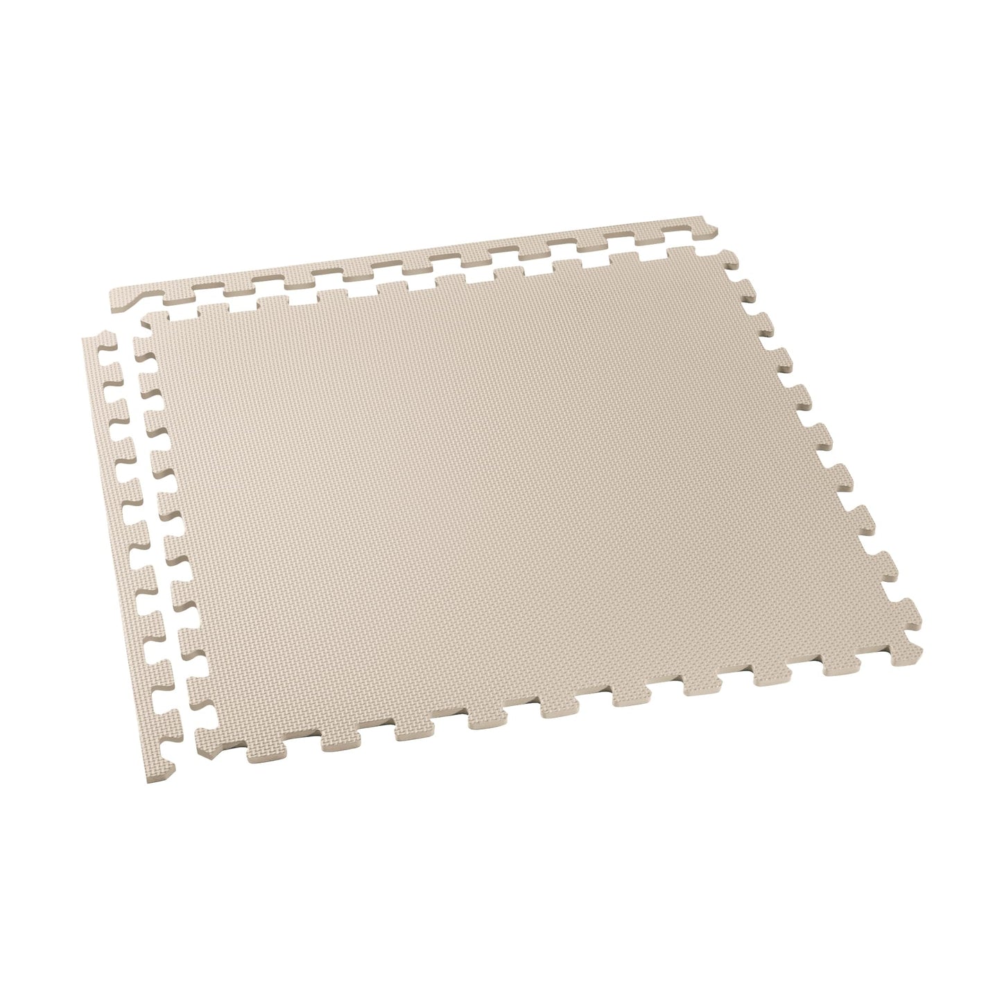 We Sell Mats 1/2" Thick Multipurpose EVA Foam Exercise Floor Mat, Interlocking Tiles, Anti-Fatigue for Home or Gym, 24 in x 24 in, 4 Tiles, Sand