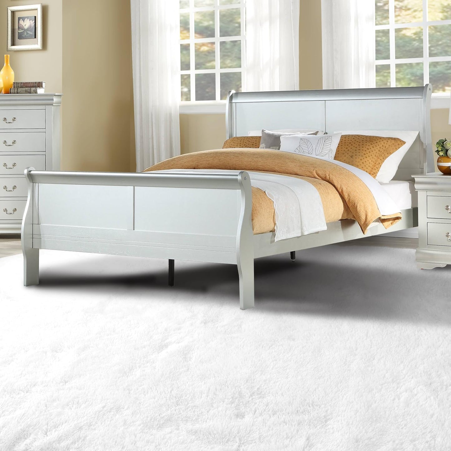 Fluffyrug Large Area Rugs for Living Room: Extra Large Area Rugs 10x14 Living Room - Big White Rug (White 10x14 Feet)