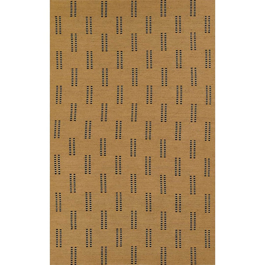 Tempaper Double Dash Natural, Reversible 100% Recycled Polyester Fiber Area Rug, Indoor/Outdoor, 8' x 10'