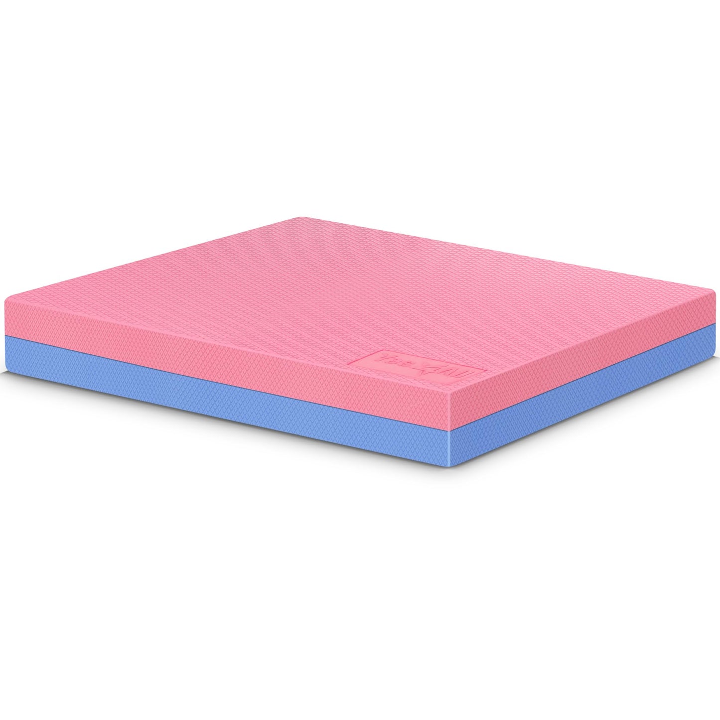 Yes4All Foam Balance Pad, Non-Slip Foam Mat for Yoga & Strength Training, Exercise Knee Pad for Floor Workouts, Soft Cushion for Balance Training - Rose Quartz/Serenity, L