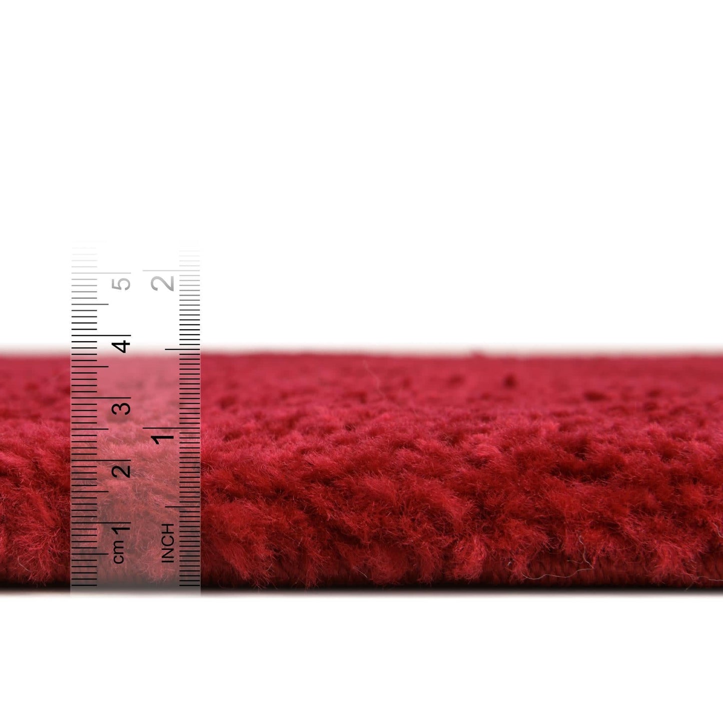 Unique Loom Solo Collection Area Rug - Calabasas (7' 10" x 10' Rectangle, Red)