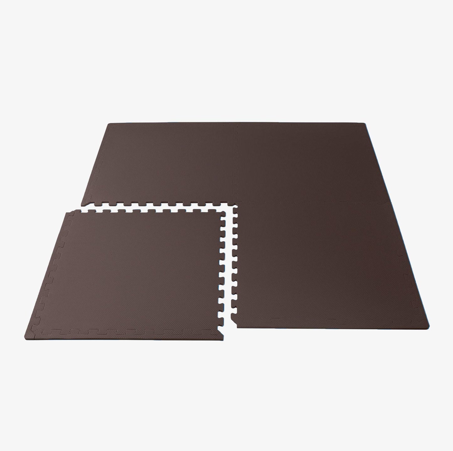 We Sell Mats 1/2 Inch Thickness Multipurpose EVA Foam Floor Tiles, Interlocking Floor Mat for Indoor Gym and Home Use, 24 in x 24 in, Brown, 24 Square Feet (6 Tiles)