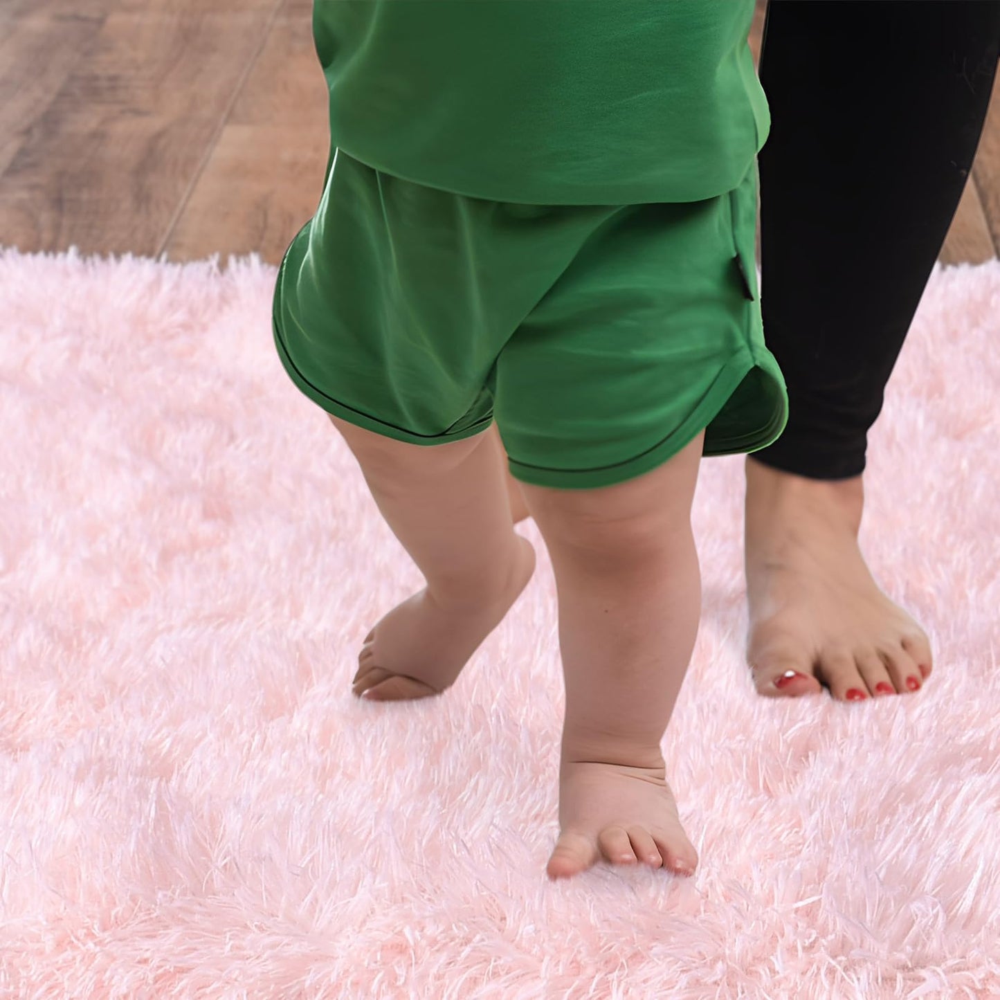 Ailyei Soft Shag Runner Rugs for Girls Bedroom, 2x6 Pink Fluffy Throw Area Rug Non Slip for Hallways Kids Bedside Dorm, Long Shaggy Furry Carpet for Nursery Living Room