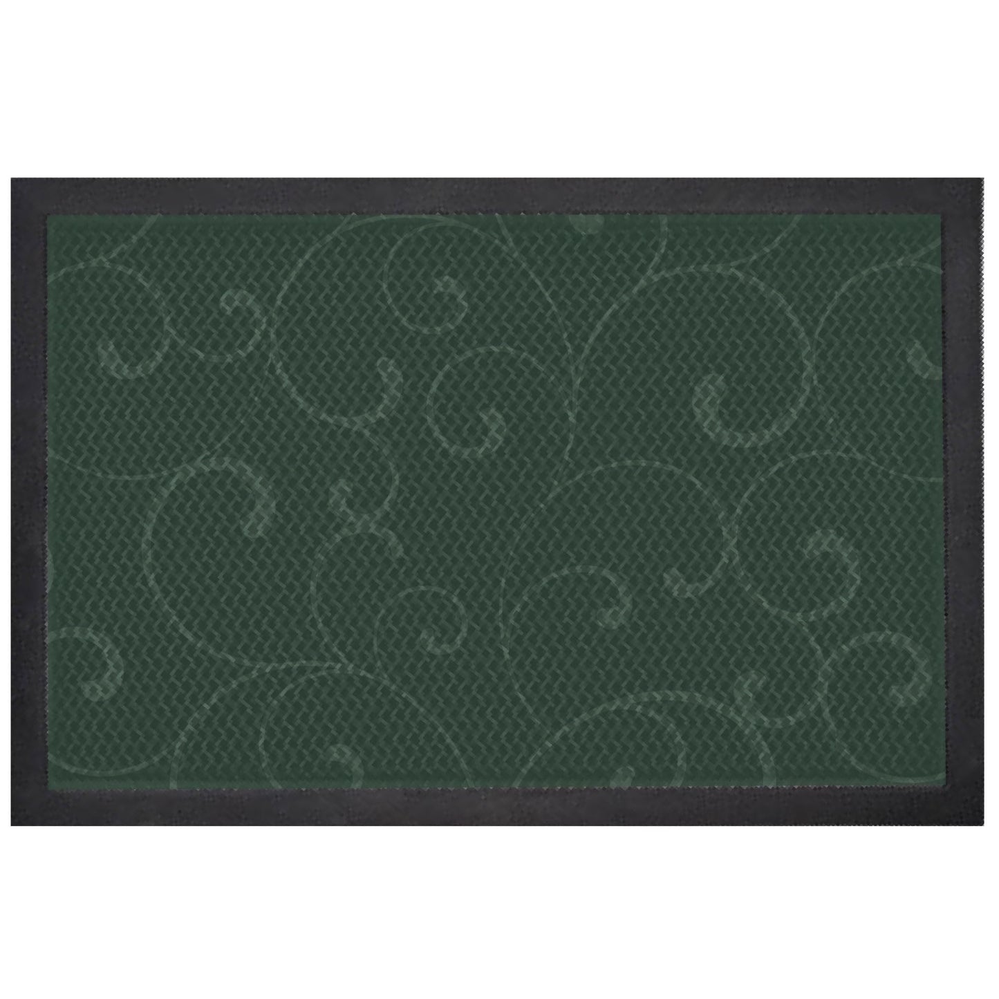 Bernini Aqua-Terra Waterproof Shoe Scraper Door Mat, Heavy Duty Mud Mat with Quick Dry Mesh, Stain Resistant Rubber, Low-Profile Dirt Grabber, Shoe Cleaning Mats for Indoor/Outdoor Entryway, 36"x 24"