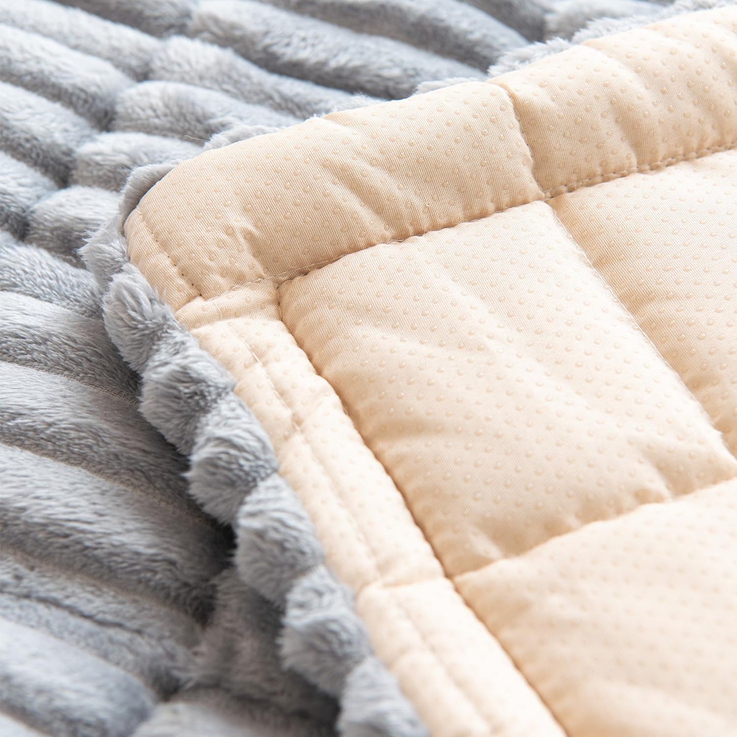 Gumfolk Pet Couch Covers for Sofa Slipcovers Couch Protector for Dogs Washable Cushion Cover, Sofa Pad Blanket Furniture, Grey, 27in*59in