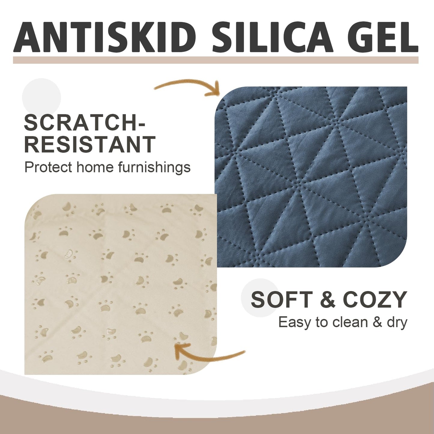 Ameritex Sofa Cover Waterproof for Seats Couch Cover for Dogs Pet Couch Cover Velvet for Chair Loveseat Sofa Machine Washable
