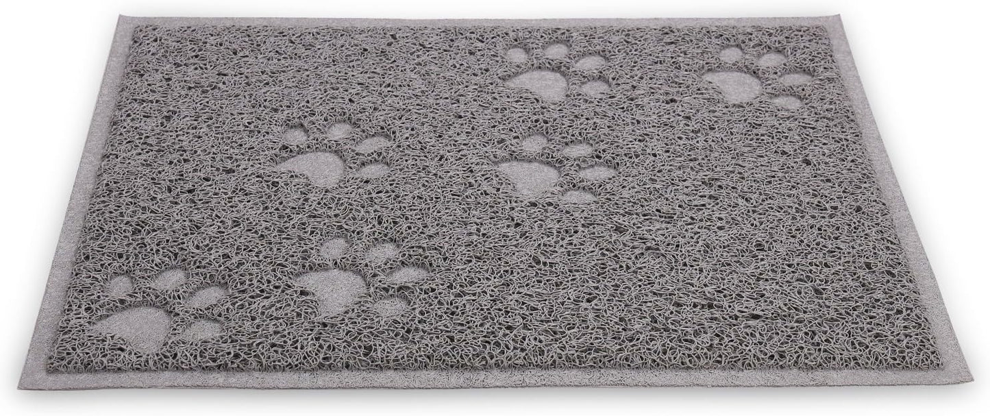 Bulk buys Cat Litter Mat. Traps Litter. Soft Non-Slip Surface. Easy to Clean. 11.5 x 15.75 in Gray Mat for Litter Box Area