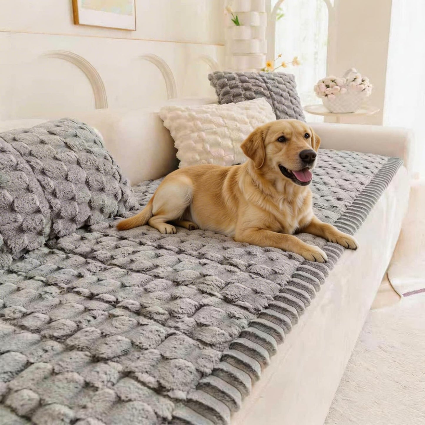TGODGPY Pet Couch Cover for Dogs Washable Pet-Friendly Dog Sofa Protector for Furniture Boho Pets Mat for Couches and Sofas