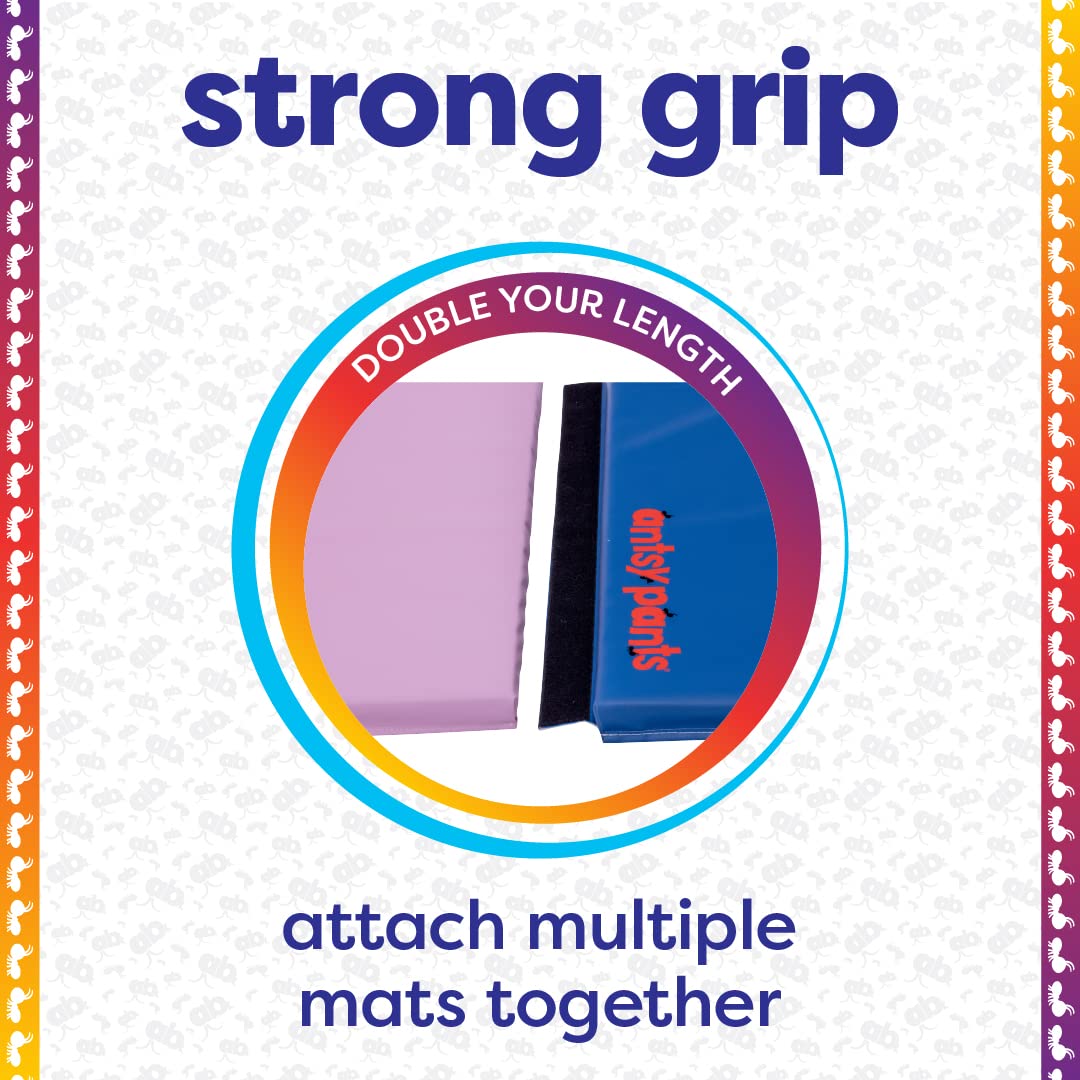 Antsy Pants Tumbling Mat for Kids – 5-Fold Gymnastics Mat, Easy to Clean, Sturdy, Foldable Tumbling Mats, Padded, Lightweight, Portable, Gymnastics Equipment for Active Play