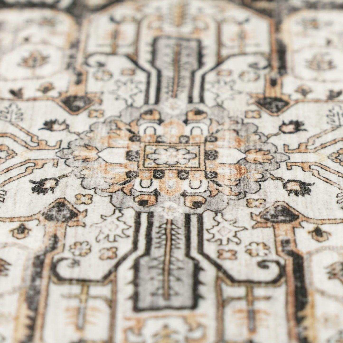 RUUGME Washable 3x3 Square Rug - 3x3 Throw Rugs for Living Room Stain Resistant Carpet Ultra Soft Rugs for Married Woman in Bedroom Kitchen with Non Slip Backing Home Decor 3x3 Black