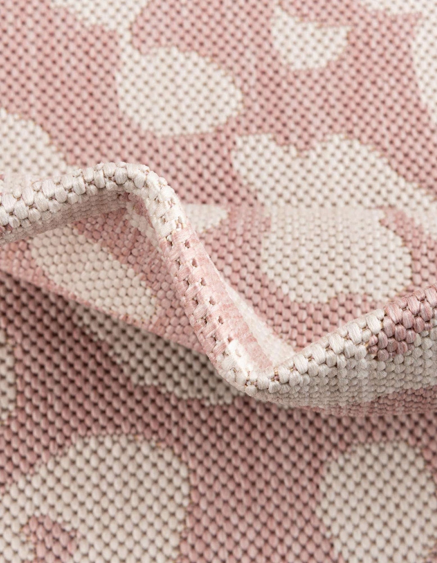Unique Loom Outdoor Safari Collection Area Rug - Leopard (2' x 7' 10" Runner, Pink Ivory/ Ivory)