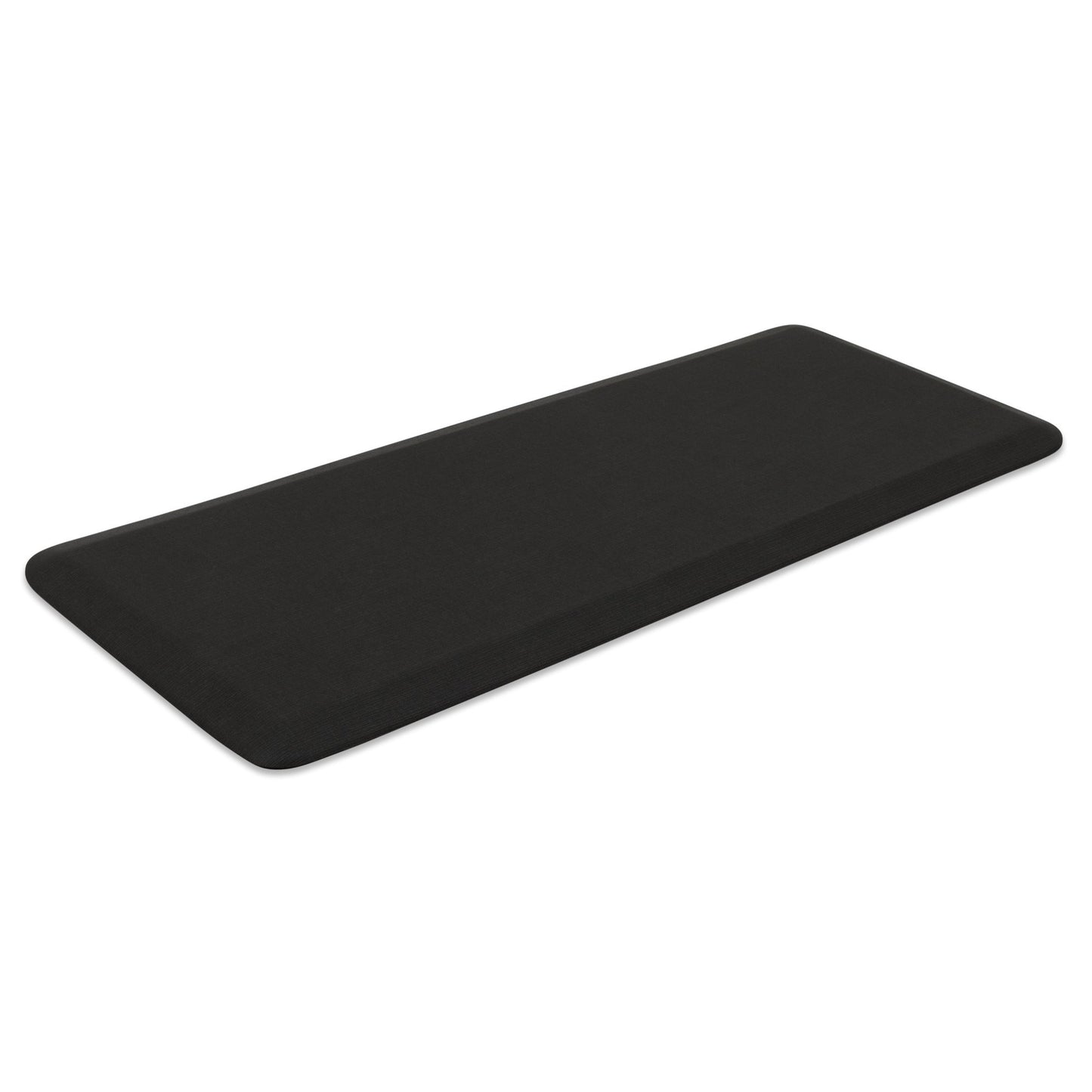 NewLife by GelPro Anti-Fatigue Designer Comfort Kitchen Floor Mat, 20"x48", Grasscloth Charcoal Stain Resistant Surface with 3/4" Thick Ergo-Foam Core for Health and Wellness