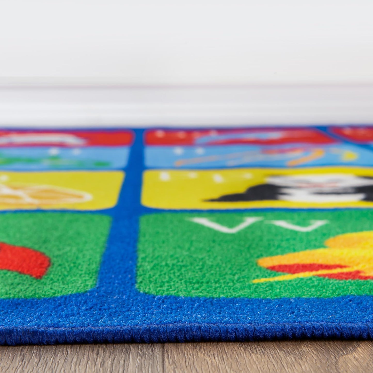 Rugshop Kids Alphabet Educational Learning High Traffic Living Room,Bedroom,Kitchen, Home Office Non Slip Area Rug 5' x 7' Multi