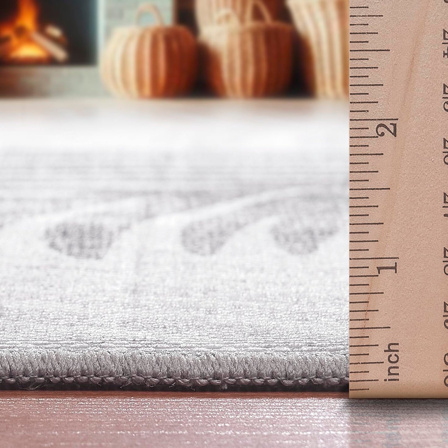 ReaLife Rugs Machine Washable Indoor Outdoor - Mat Rug Foldable Printed Thin Lightweight Cushioned Fade Resistant Patio Deck Dock Porch Pool Balcony Camping - Zoey - Beige 5' x 7'