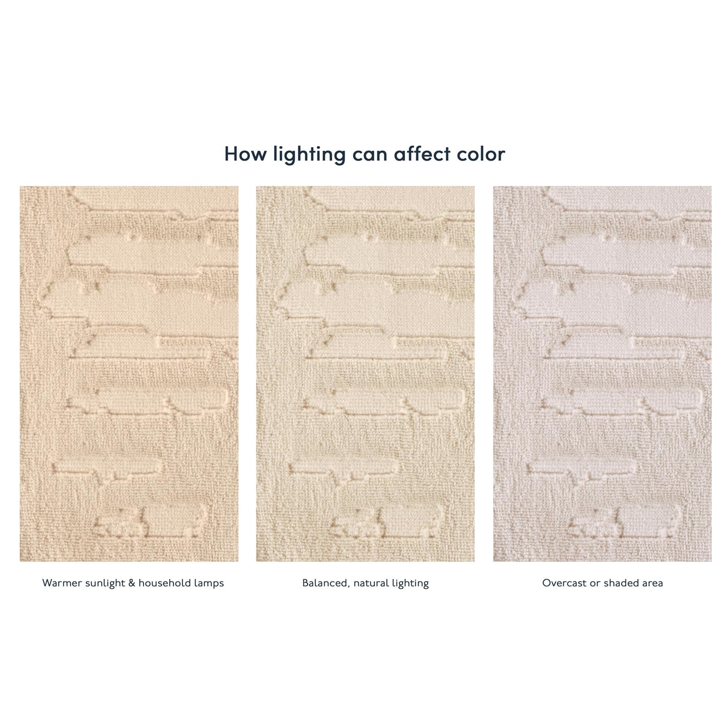 Revival Rugs Shell 8'x10' Area Rugs for Living Room Bedroom Dining Room - Washable, 100% Recycled, Oeko-TEX Certified, Modern, Medium Pile, Beige, Cream