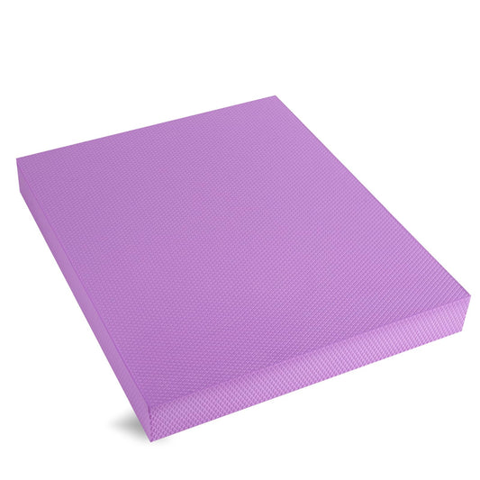 MBHKRRS Exercise Balance Pad – Large Cushioned Non-Slip Foam Mat & Knee Pad for Fitness, Stability Training, Physical Therapy (Purple)