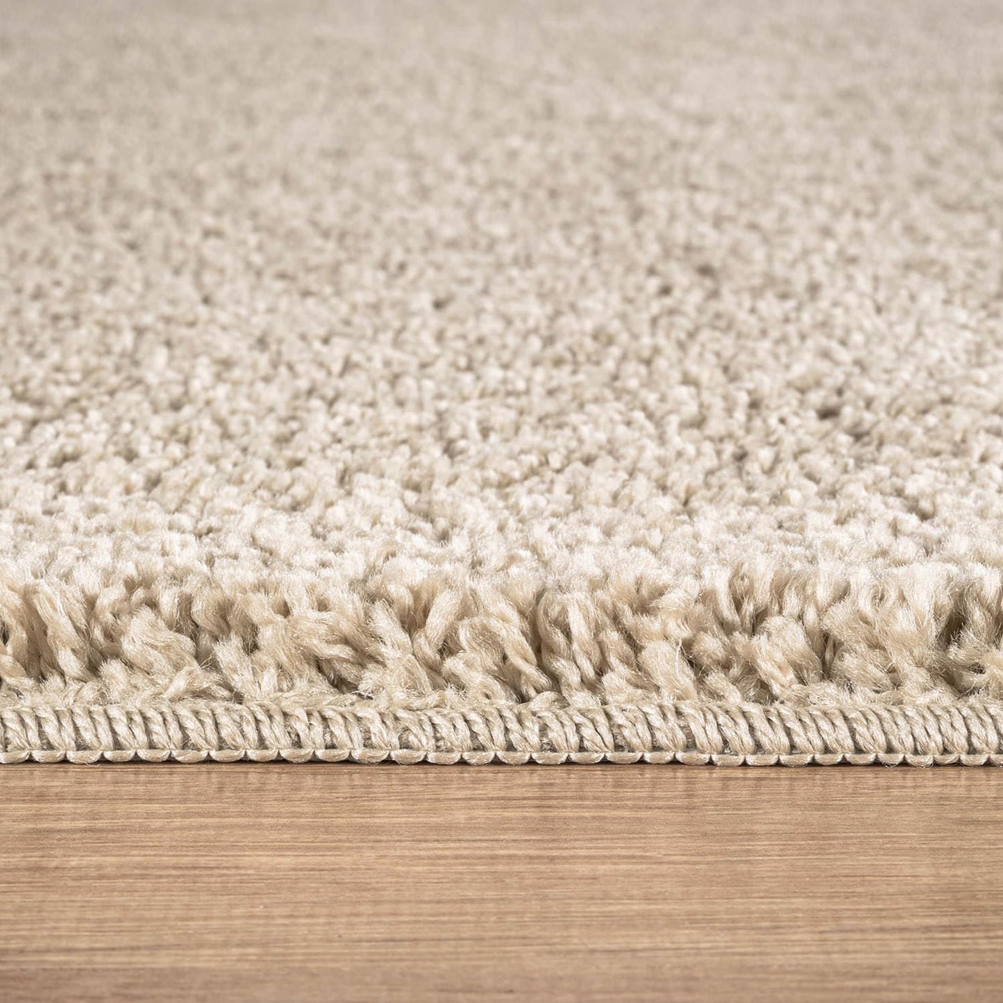 Luul Home Non Slip Solid Area Rug Beige 6x9 Rubber Back Soft Rugs for Living Room Kitchen Bedroom and Hallway Stain Resistant Washable Easy Cleaning Non Shedding Carpet Beige 6 x 9