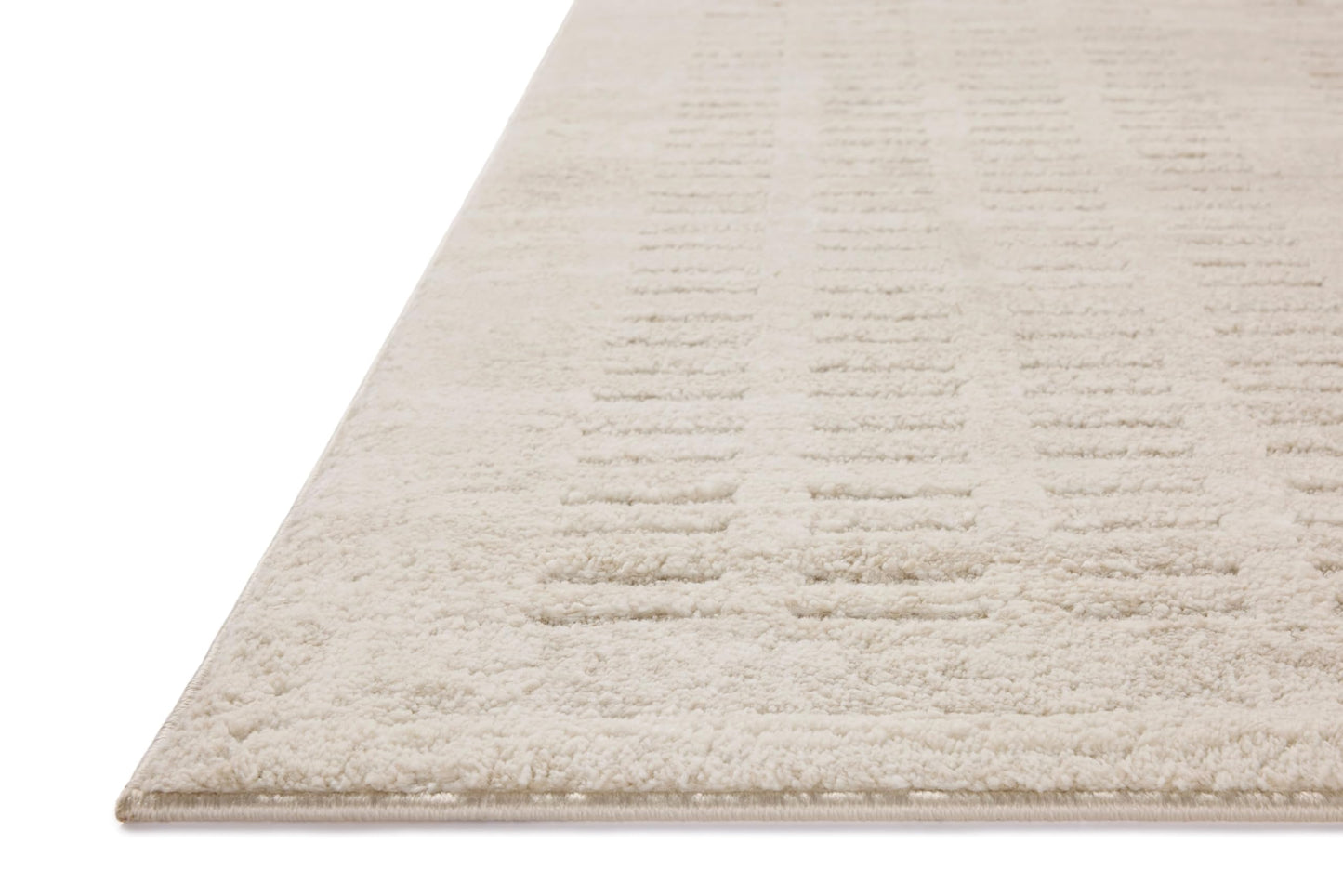 Loloi Amber Lewis Monty Collection MOT-03 Ivory/Beige 6'-7" x 9'-3", .50" Pile Height, Area Rug