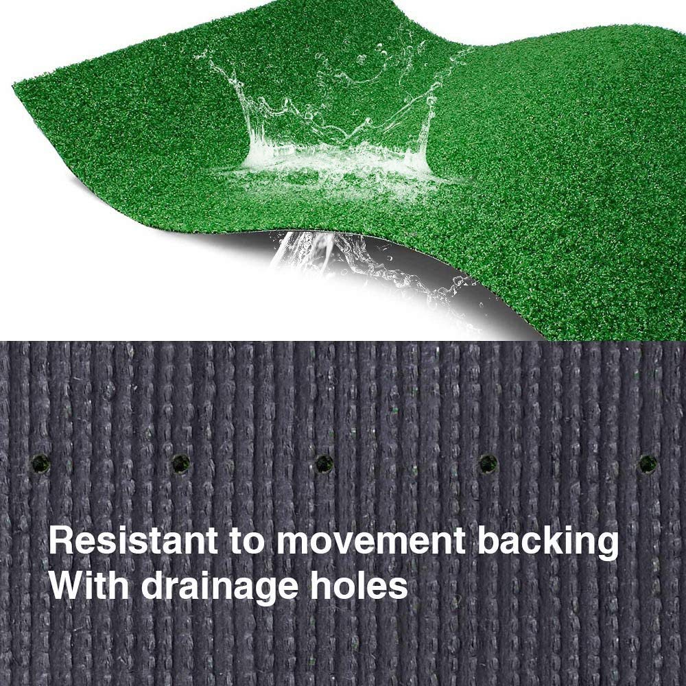 LITA Artificial Grass Turf Lawn-6 Feet x 10 Feet, 0.4" Indoor Outdoor Rug Synthetic Grass Mat Fake Grass