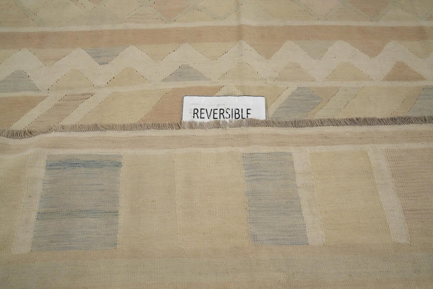 RugSource Southwestern Collection 9x12 Area Rug, Hand Woven Beige & Ivories Tribal Rug, Oriental 100% Wool Carpet for Bedroom, Living Room, Dining Room