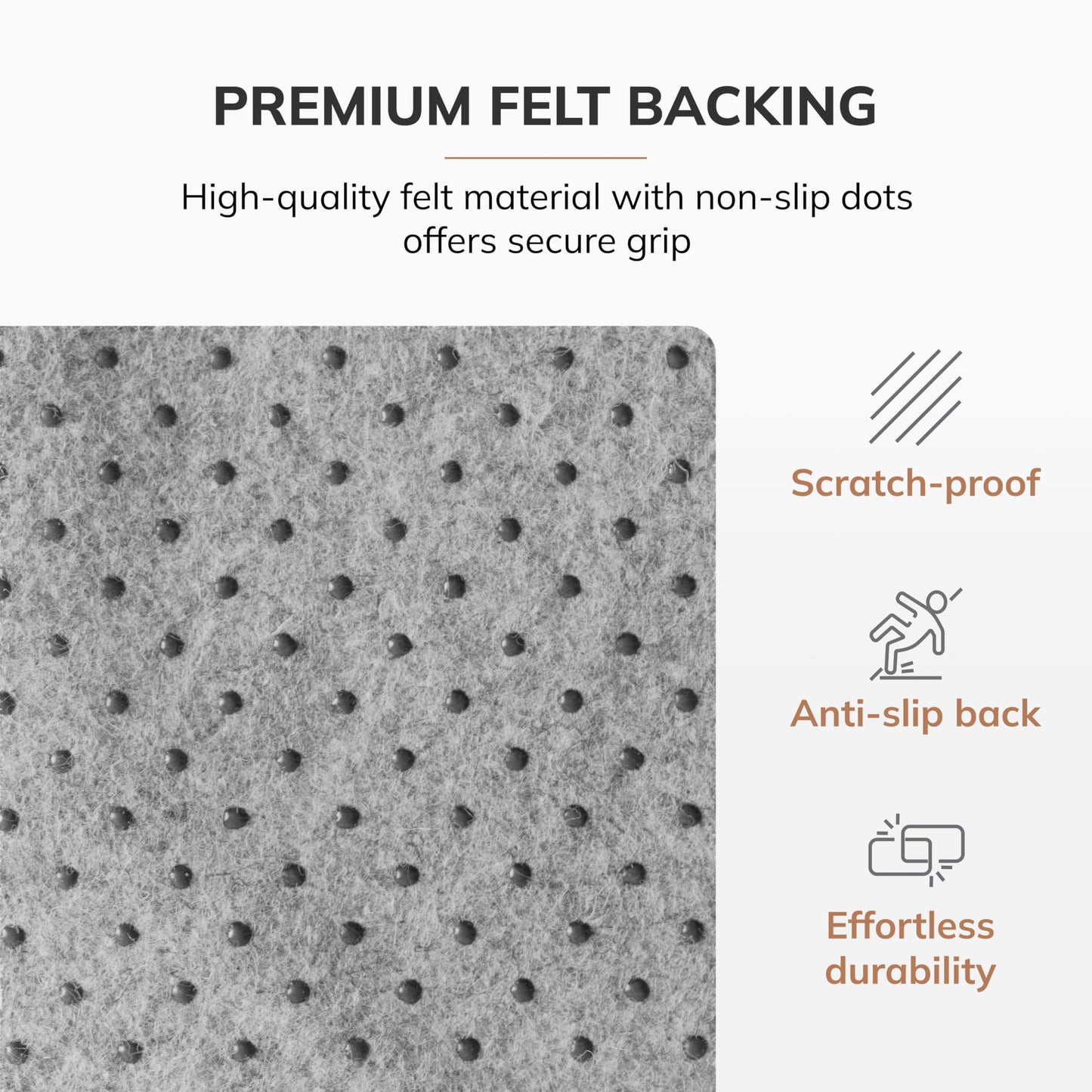 Anji Mountain Office Chairmat Thickest & Sturdy Bamboo Chairmats Highly Premium Quality Anti-Slip Heavy Duty for Multi-Purpose Hardwood Floor Office & Home Floor Protector Office Chair mat-8mm Thick