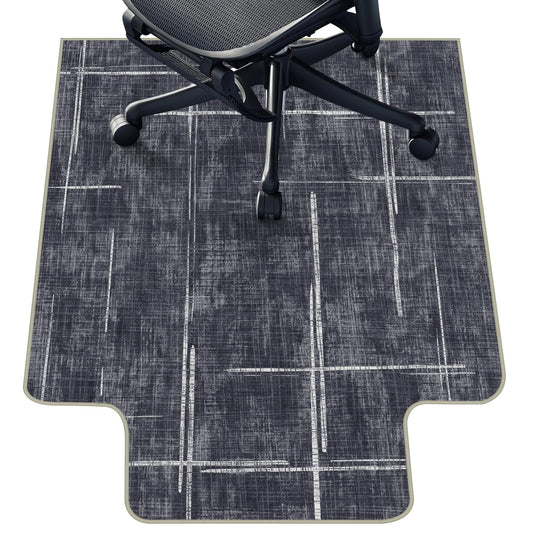 Office Chair Mat for Hardwood Floor & Tile Floor,36"X 48" Heavy Duty Desk Chair Mat for Hard Floors, Under Desk Rug for Rolling Computer Chair,Anti Slip,Low Pile Carpet Protector-Convex