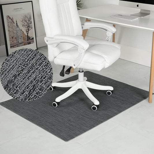 RccugmatS Chair Mat for Hardwood & Tile Floor, 47" x 52" Heavy Duty Office Chair Mat for Rolling Chairs Easy Glide, Anti Slip, Non-Curve, Floor Protector for Home Office, Graphite Texture