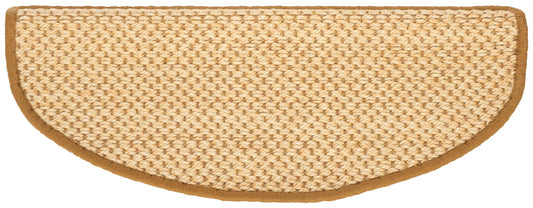 SAFAVIEH Stair Treads - Set of 3, 1' x 2'2" Non-Slip Indoor Accent Rugs, Handmade Sisal Natural Fiber, Durable & Decorative for Staircases (STT104A-SET3)