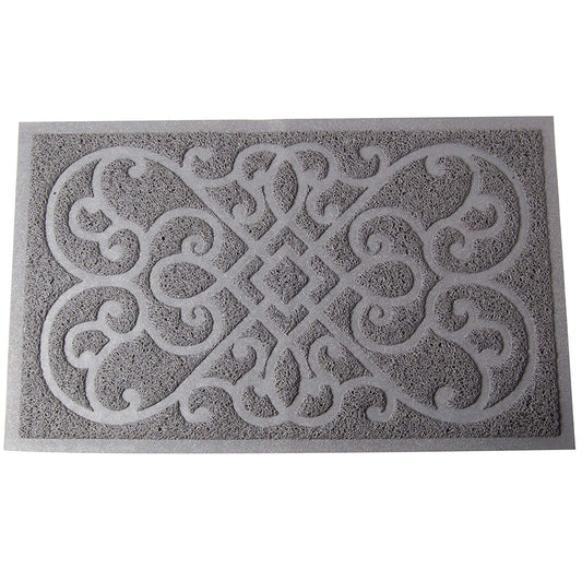 PetLike Cat Litter Box Mat, Thick Kitty Litter Trapping Mat, Durable,Waterproof &Washable with Non-Slip Backing, Soft on Kitty Paws and Easy to Clean, BPA Free