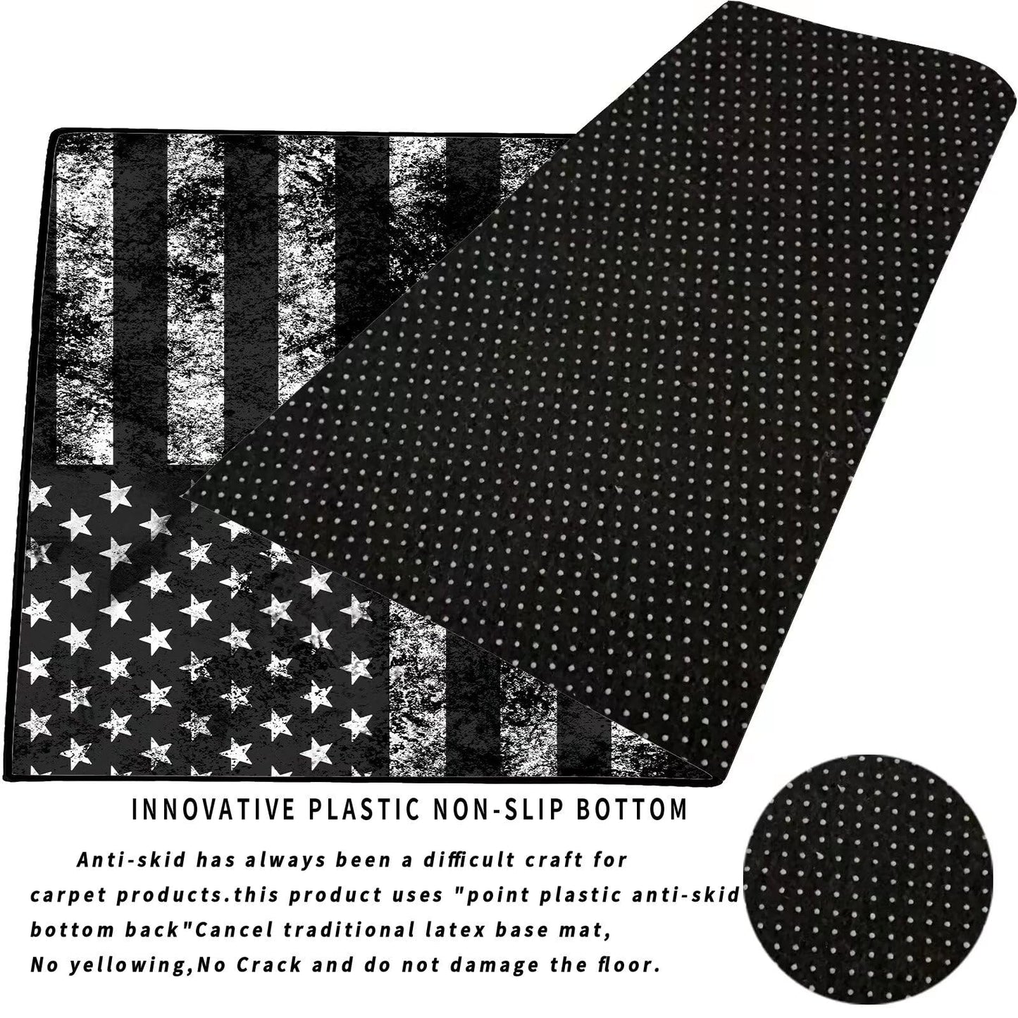 kxry 3 * 5 Feet USA American Flag Soft Area Rugs for Kids Girls Boys Dirty US Stars Stripes Flags Floor Carpet for Living Room Bedroom Dorms Nursery Rooms Home Decor Aesthetic