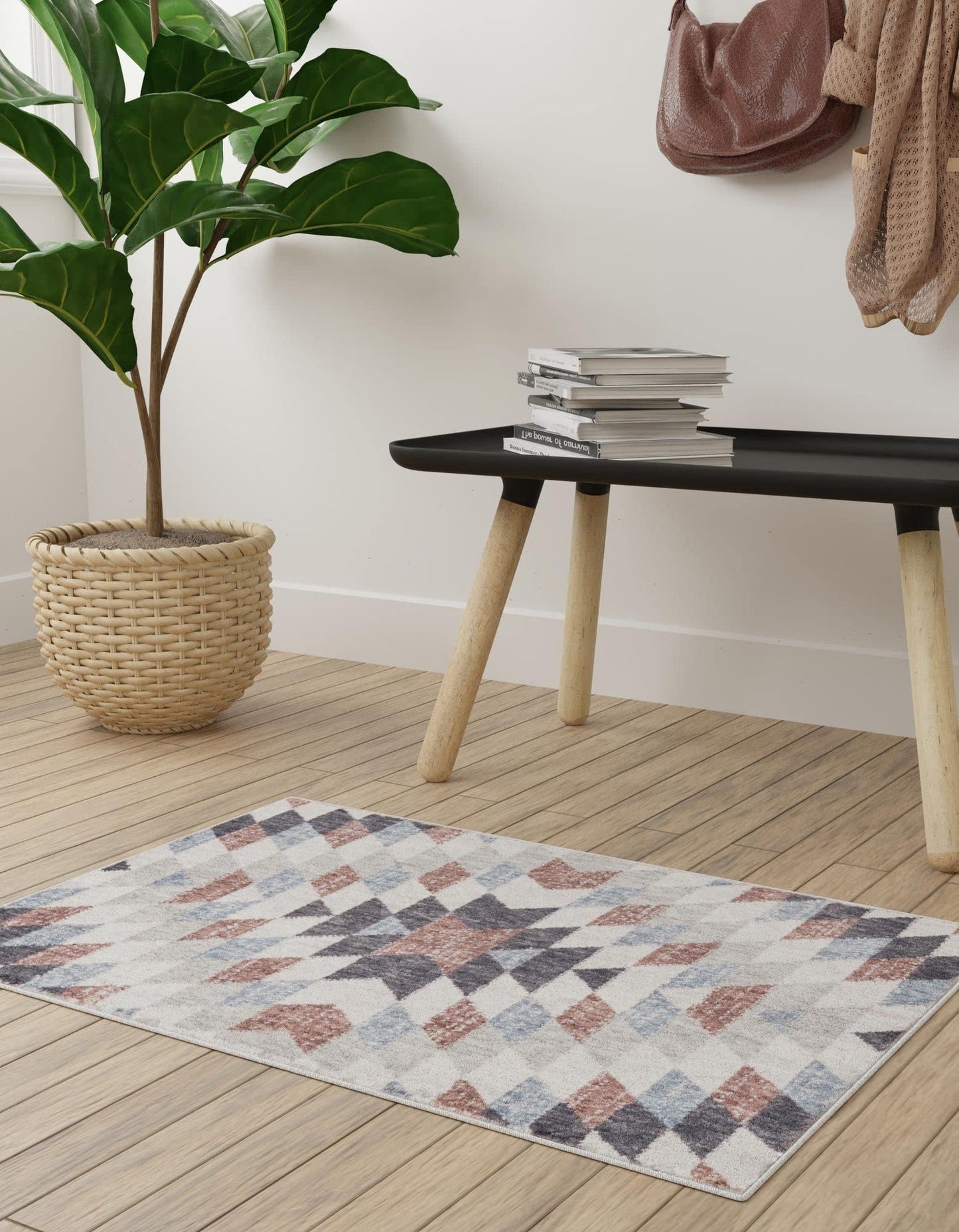 Unique Loom Eco Southwestern Collection Area Rug - Escalante (Rectangular 7' 10" x 10' 0", Multi/Black)