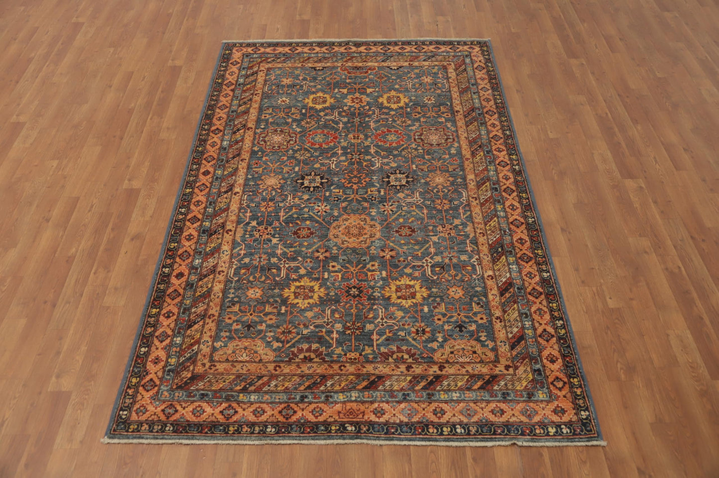 Traditional Collection 7' 11'' X 4' 11'' Rug Rug, All-Over 100% Wool Carpet for Home Décor, Foyer and Hallway