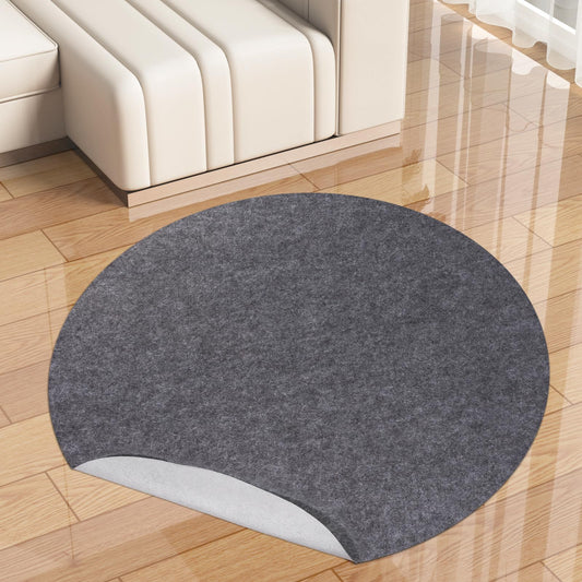 Non-Slip Rug Pads,Round 3 Ft Waterproof Extra Large Area Rugs Non Skid Rug Pad for All Floors and Finishes Durable Hardwood Floor Protective Felt Keeps Rugs in Place, Safe and Secure