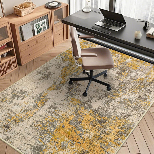 Office Chair Mat for Hardwood Floor, 72"x48" Easy Glide Computer Chair Mat Protector for Rolling Chair Under Desk Rug Nonslip Backing, Machine Wash