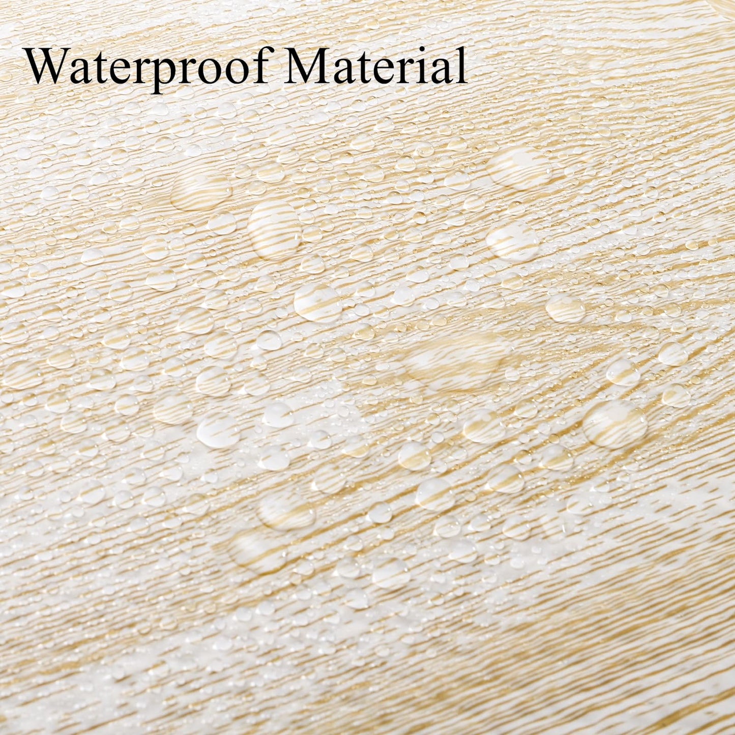 Tebery 16 Pieces Printed Wood Grain Floor Tiles 3/8-Inch Thick EVA Foam Puzzle Floor Mat (White Wood)