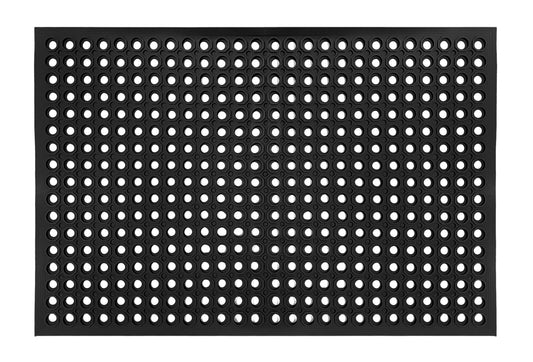 Nexboraque Large Rubber Mat Heavy Duty Drainage Mat 59" x 35" Anti-Fatigue Floor Mat for Kitchens Garage Garden Restaurants Workshops Indoor Outdoor