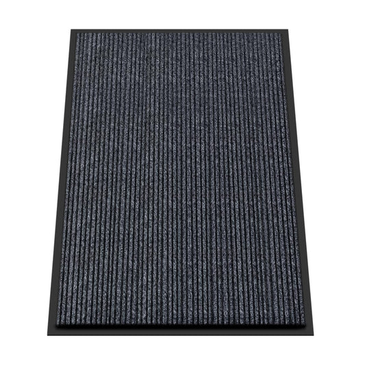 Kuyal Front Door Mat, 3'x4' Indoor Outdoor Entrance Mat, Commercial Floor Mats Inside Outside Entrance, Heavy Duty Durable Welcome Mats, Rubber Backing Non Slip Outdoor Mats for Entryway,Dark Gray